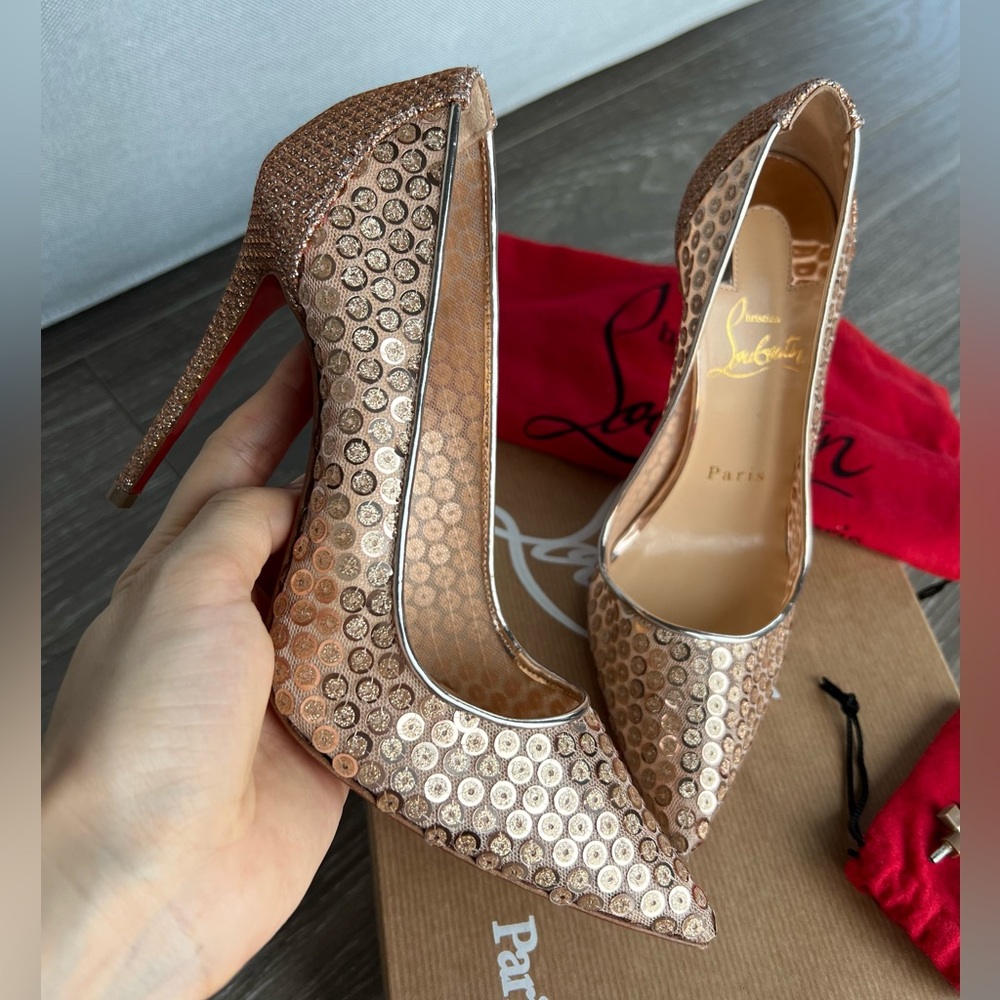 Christian Loubutin Lace Pumps Size 36